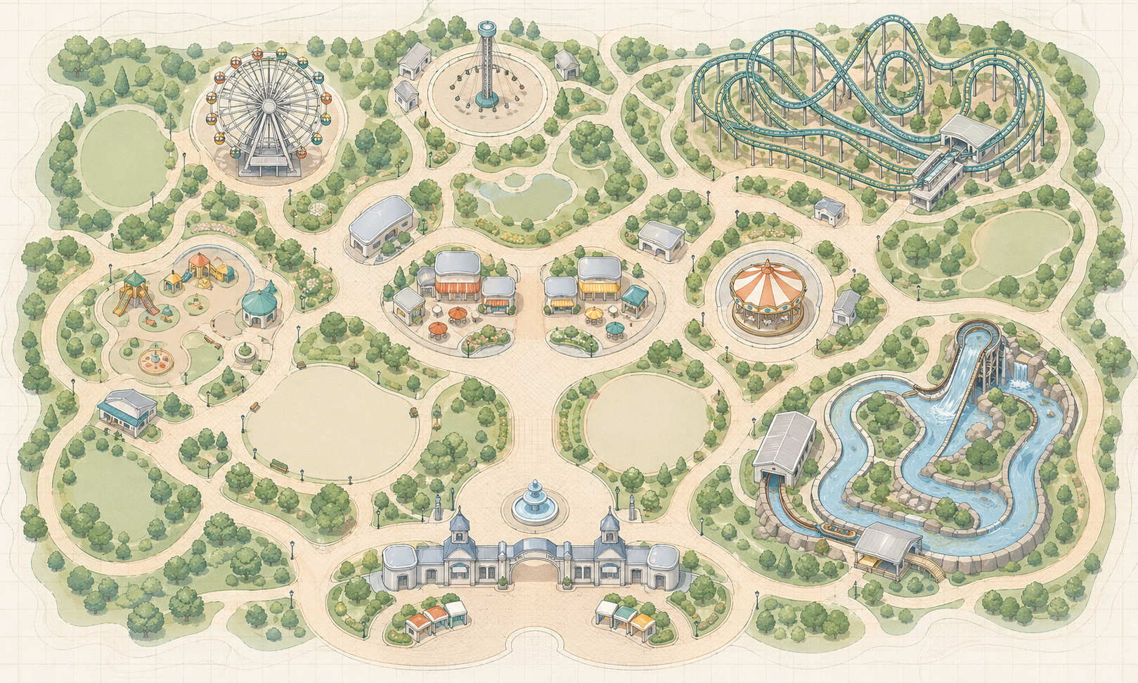 Live park map